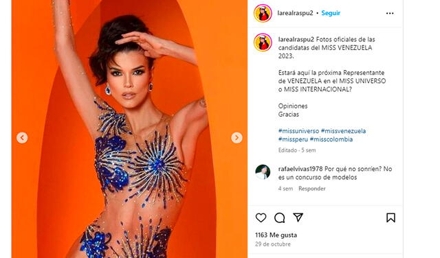 Ileana Márquez se perfila como la posible ganadora del Miss Venezuela. Foto: composición LR/Instagram.   