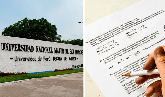  El último examen de admisión de la UNMSM se realizó el 2 y 3 de diciembre.&nbsp;Foto: Andina   