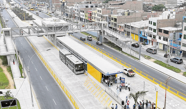 Nueva ruta. Se inauguró ampliación norte del Metropolitano. Foto: difusión   