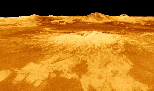 La superficie de Venus es tan caliente que puede derretir el plomo. Foto: NASA   