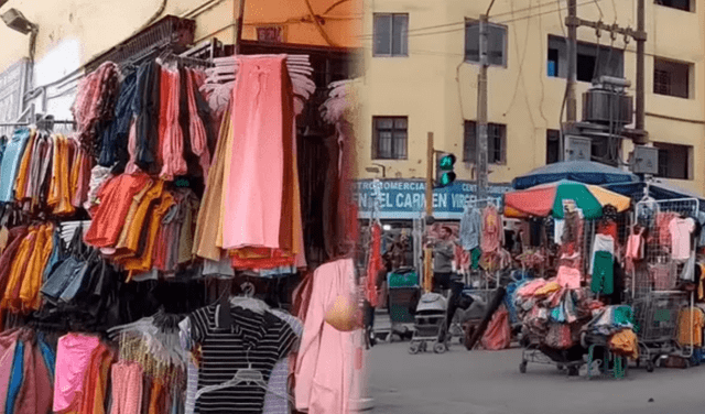  En Parinacochas, decenas de vendedores ofrecen prendas de vestir a precios económicos. Foto: composición LR/captura de YouTube/Karen Thaisa   