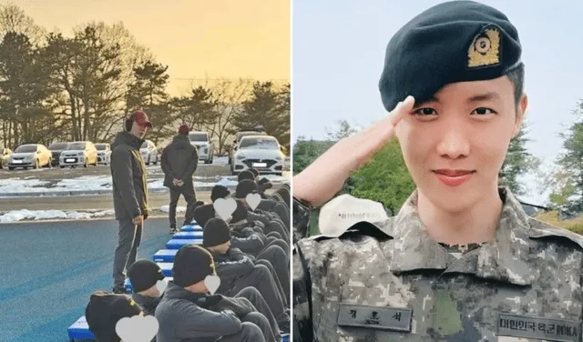  J-Hope en el Ejército. Foto: The Camp   