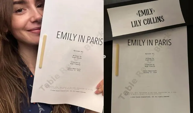  Temporada cuatro de 'Emily en París' en camino. Foto: captura Lily Collins Instagram    