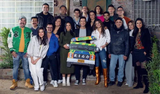 Elenco completo de la producción de RCN, 'Rigo'. Foto: RCN.   