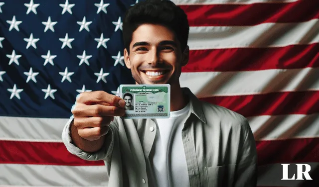  Para obtener la ciudadanía estadounidense se debe contar con ciertos requisitos, uno de ellos es establecer la Green Card.&nbsp;Foto: composición LR/ChatGPT 