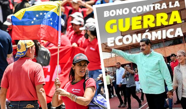 El Bono de Guerra Económica llega cada mes a tres grupos beneficiarios. Foto: composición LR/AFP/Patria   