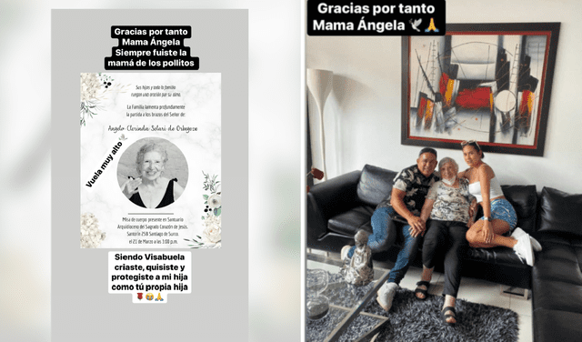  Raúl Marquina dedicó emotivas palabras a abuelita de Melissa Klug. Foto: composición LR/Instagram/Raúl Marquina 