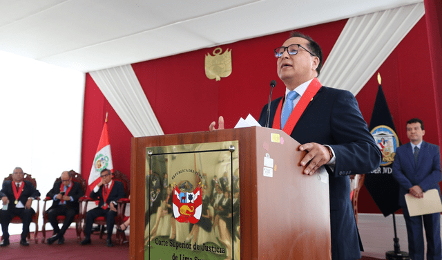  Marco Antonio Angulo Morales, presidente de la Corte Superior de Justicia. Foto: difusión   