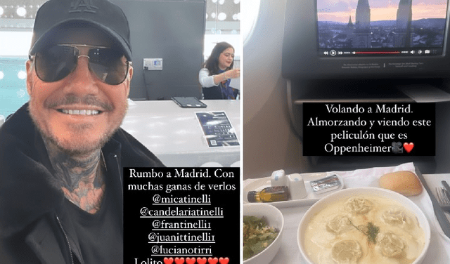  Marcelo Tinelli mostró su viaje a Madrid. Foto: Instagram/Marcelo Tinelli   