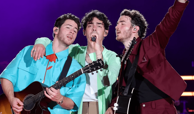  Los Jonas Brothers harán cantar a sus fans en un show imperdible. Foto: US Weekly   