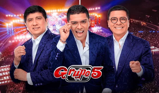  El Grupo 5 cumplió 51 años de trayectoria artística el pasado mes de marzo e invitó artistas internacionales a su show en el Estadio Nacional. Foto: composición LR / Instagram   