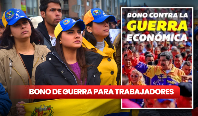 El monto del Bono de Guerra para trabajadores es de 90 dólares. Foto: composición de Jazmin Ceras/Plataforma Patria   