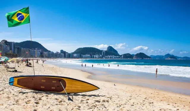 Brasil tiene playas de arena blanca. Foto: Urgente24   
