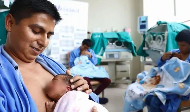 En el caso de la licencia por paternidad, los siguientes cinco días son subsidiados por el Seguro Social de Salud. Foto: Andina   