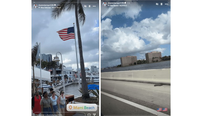  Jhamir D'Arrigo comparte videos desde Estados Unidos. Foto: composición LR/Instagram/Jhamir D'Arrigo   