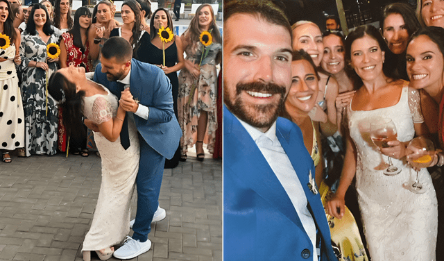  Celebración de José Peláez y Alejandra de la Flor en su boda por religioso. Foto: composición LR/Instagram yosoypelaez   