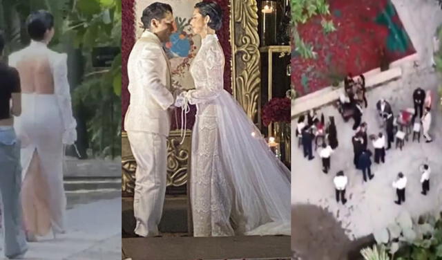 Christian Nodal y Ángela Aguilar sorprenden al mundo con su boda secreta en Morelos. Foto: Instagram/ composición LR   