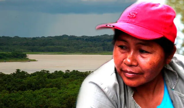 Mari Luz Canaquiri interpuso una acción de amparo y denunció derrames de petróleo en río Marañón. Foto: composición LR/Miguel Araoz/Quisca   