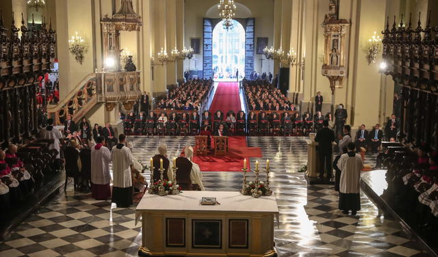  Con la misa Te Deum se da inicio a las Fiestas Patrias en Perú. Foto: Arzobispado de Lima   