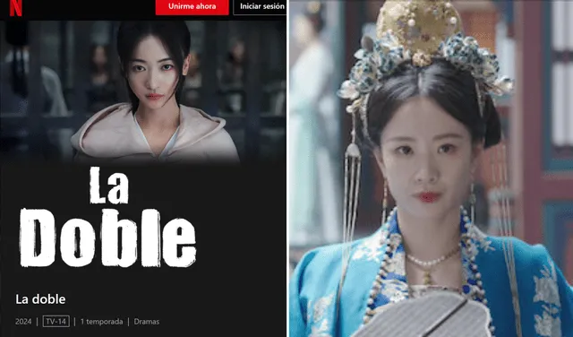 'La doble' en Netflix. Foto: composición LR/Netflix/Youku 