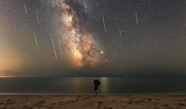 La lluvia de las Perseidas tiene lugar cada año entre mediados de julio y finales de agosto, alcanzando su pico máximo alrededor del 12 de agosto. Foto: Museo Real de Greenwich   