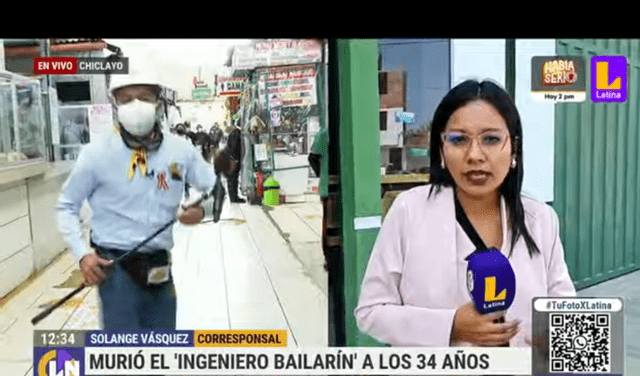  'Ingeniero Bailarín' en la Unidad de Cuidados Intermedios (UCIN). Foto: captura Latina Noticias   