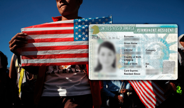 La Green Card es una identificación de suma importancia para migrantes que residan en Estados Unidos. Foto: Composición LR/Jazmin Ceras   