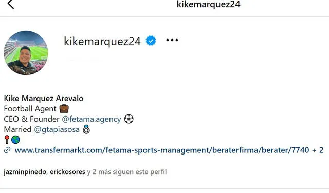 'Kike' Marquez. Foto: captura Instagram/kikemarquez24   