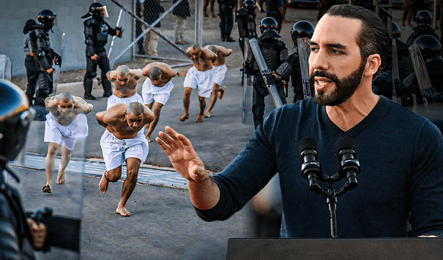  Nayib Bukele decretó el régimen de excepción&nbsp;en El Salvador en marzo de 2022. Foto: composición LR/AFP   