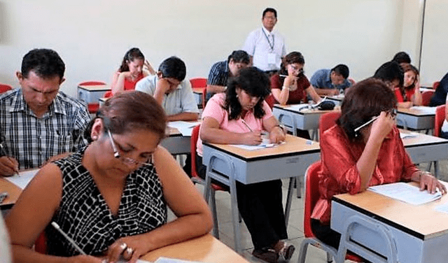 La Evaluación del Nombramiento Docente se realizará el 30 de agosto y 1 de setiembre. Foto: Andina   