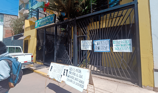 Los detenidos fueron denunciados por maestros de la carrera de Arqueología. Foto: Luis Álvarez/ URPI-LR   