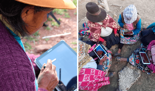  En el Perú, la tasa de analfabetismo en mujeres es superior a la de hombres, según data del INEI. Foto: composición LR/Fundación Dispurse    