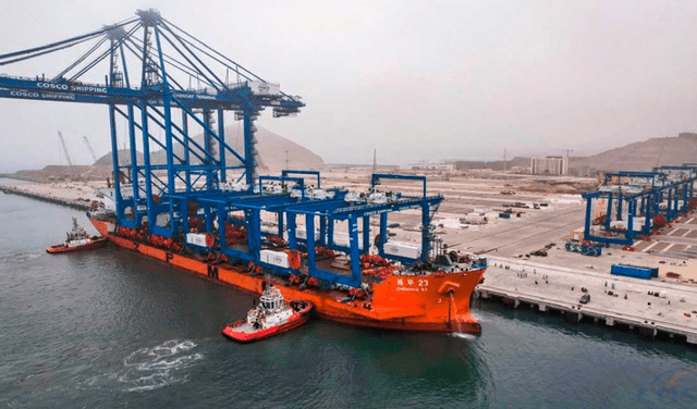 Megapuerto de Chancay | Cosco Shipping Ports | Buque Red Zed II