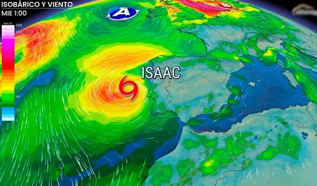 El ciclón Isaac se ha alejado de las costas de Estados Unidos y México. Foto: composición LR/El Tiempo.   