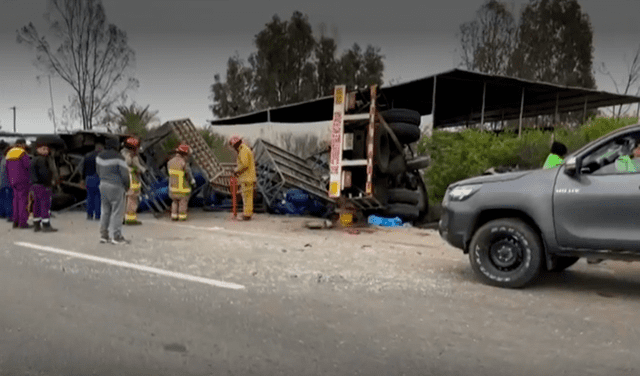 El accidente se produjo al promediar las 6 de la mañana. Foto: captura Cana N   