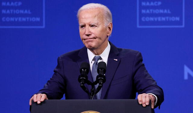 Joe Biden teme por el futuro de Estados Unidos tras las elecciones 2024. Foto: AFP.   