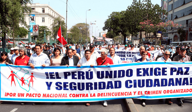 . RECLAMO. El gremio de Construcción Civil reclama capturar a los asesinos de sus dirigentes asesinados. Foto: La República   