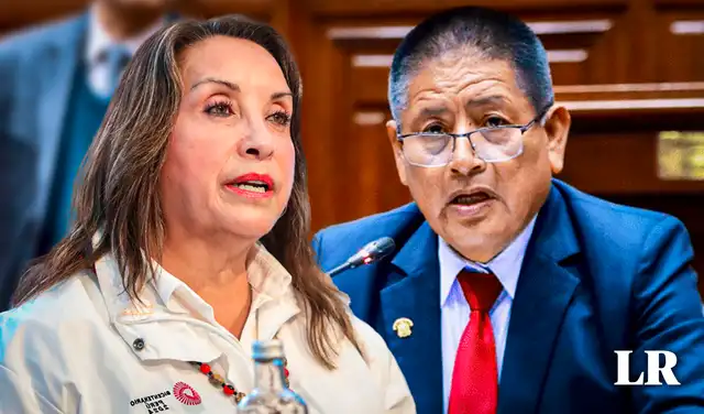 Congresista Isaac Mita critica a la presidenta Dina Boluarte tras sus declaraciones. Foto: Composición La República. 