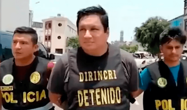 El peruano fue detenido en febrero del 2023. Foto: captura Panamericana TV   