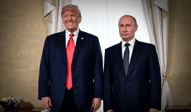 Donald Trump y Vladimir Putin han tenido una estrecha relación política. Foto: Alexei Nikolsky/Kremlin   