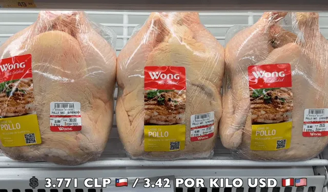  En Chile, el pollo y todas las proteínas son más costosas que en Perú. Foto: captura de pantalla/Alirio Rial/YouTube   