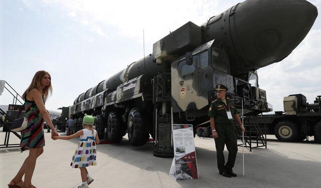  Los misiles Bulavá forman, junto con los misiles Tópol de emplazamiento terrestre, una de las tres piezas clave del arsenal nuclear ruso. Foto: EFE   