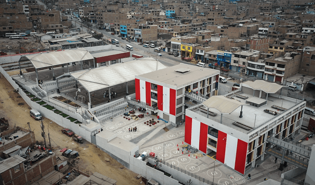 Así luce el nuevo colegio bicentenario Gustavo Mohme Llona. Foto: Presidencia del Perú   