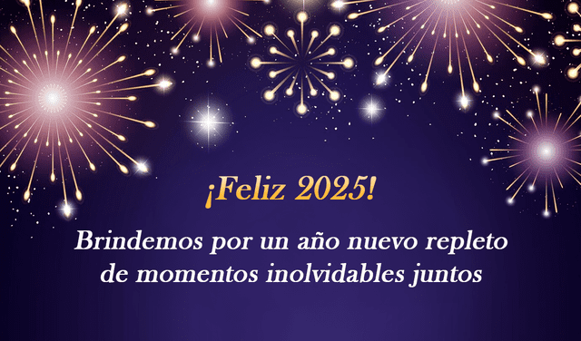  Celebra la llegada del Año Nuevo 2025 enviando bonitas imágenes. Foto: composición LR    