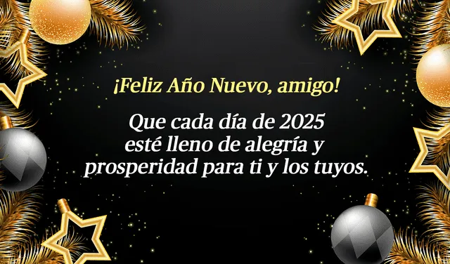  Celebra la llegada del Año Nuevo 2025 enviando bonitas imágenes. Foto: composición LR       