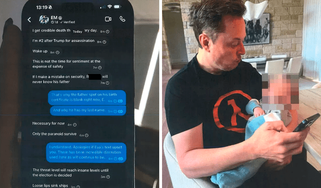 Ashley St. Clair añadió imágenes de Elon Musk junto al bebé y declaraciones del magnate en su demanda. Foto: People. Ashley St. Clair añadió imágenes de Elon Musk junto al bebé y declaraciones del magnate en su demanda. Foto: People.