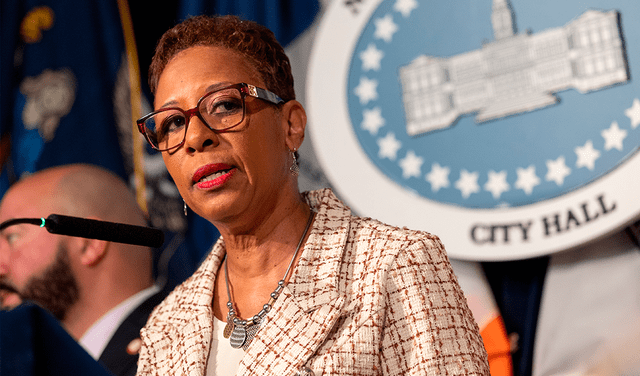La presidenta del Consejo Municipal de Nueva York, Adrienne Adams, se postula como demócrata en la carrera por la alcaldía de 2025. Foto: Fox News La presidenta del Consejo Municipal de Nueva York, Adrienne Adams, se postula como demócrata en la carrera por la alcaldía de 2025. Foto: Fox News