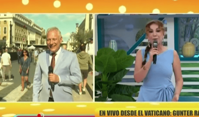 Günter Rave en 'América hoy'. Foto: captura/América TV Günter Rave en 'América hoy'. Foto: captura/América TV
