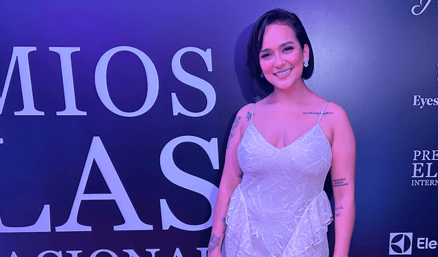 Daniela Darcourt fue reconocida como 'Artista musical del año' en los Premios Ella Internacional. Créditos: Dayana Huerta / URPI-LR   