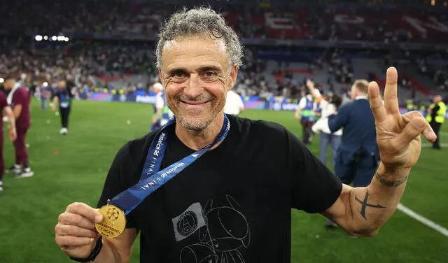 Luis Enrique conquistó la Champions con el PSG. Luis Enrique conquistó la Champions con el PSG.